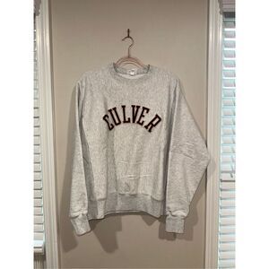 Culver Academics Vintage Champion Reverse Weave Crew Neck Sweater Medium
